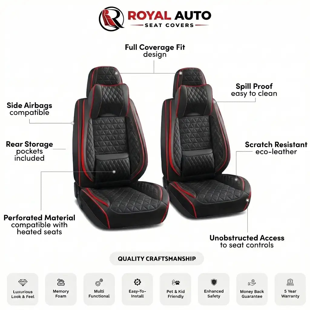 Black with red border