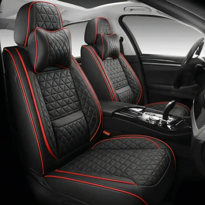 Black with red border