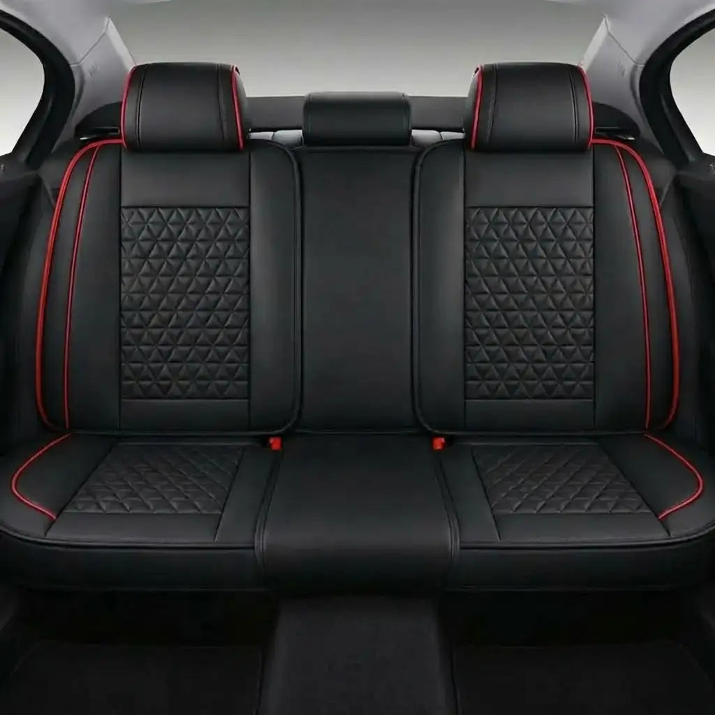 Black with red border