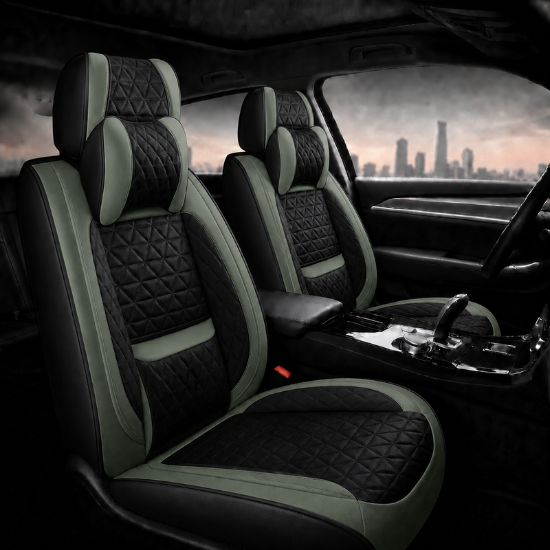 black green