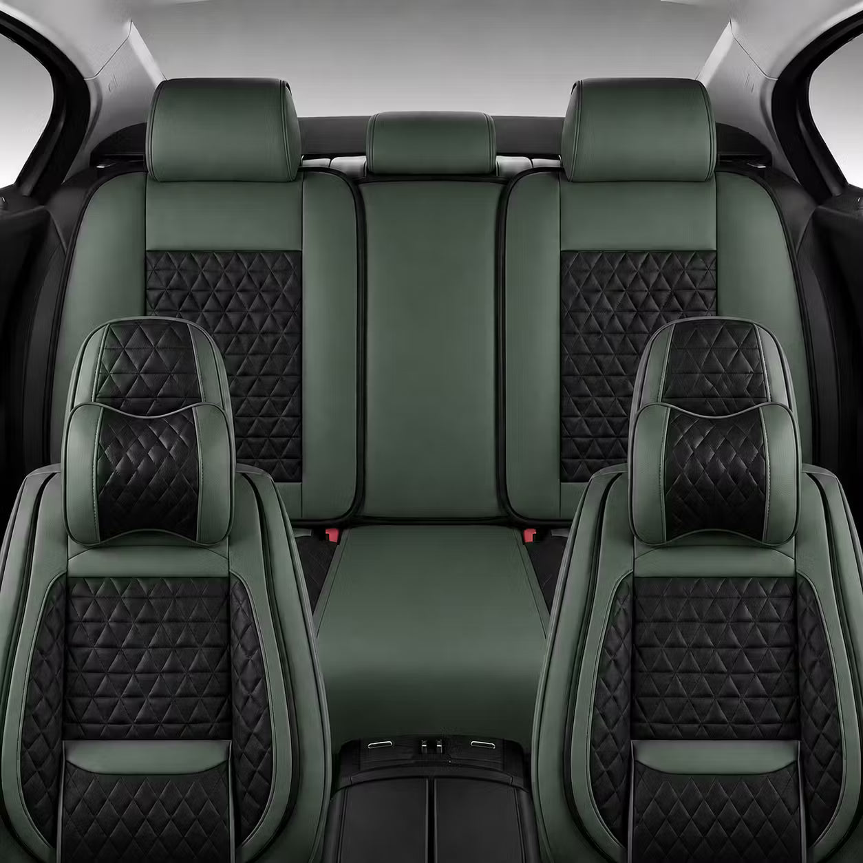 black green