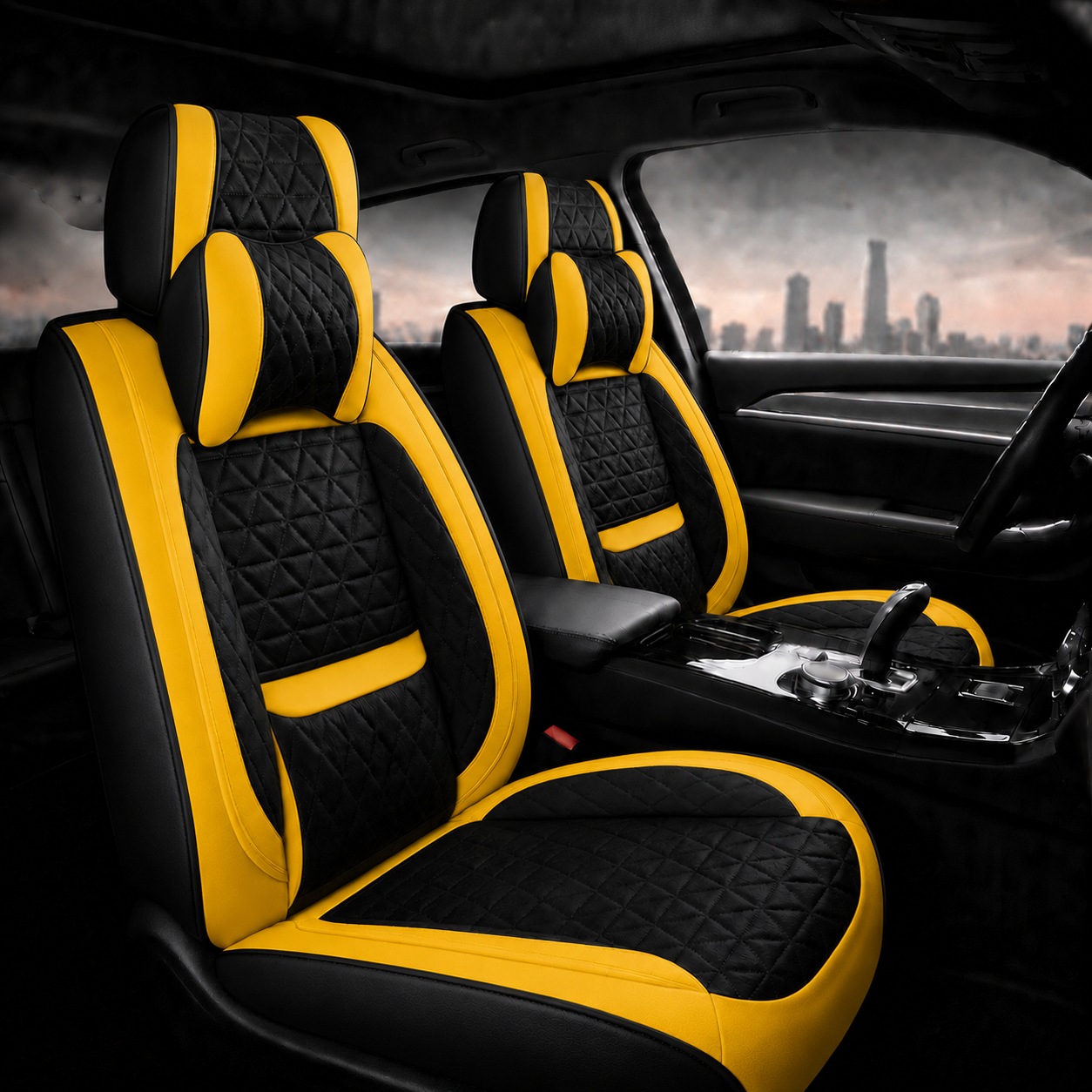 black yellow